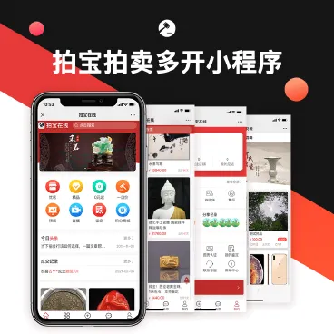 【最新】拍宝拍卖多开小程序